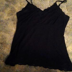 Lane Bryant black Cami/tank polo 22/24